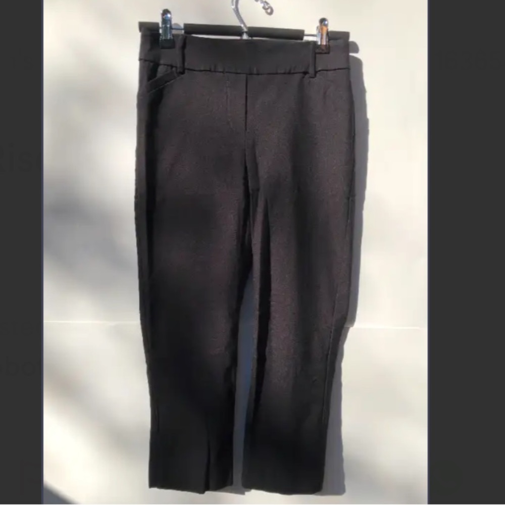 High Rise Slim Leg Capri Pant